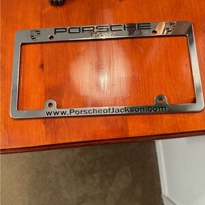 Porsche License Plate Frame